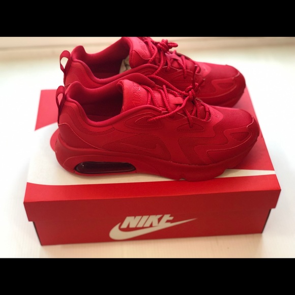 NIKE Air Max 200 Men Shoes CU4878600 Triple Red - Picture 6 of 8